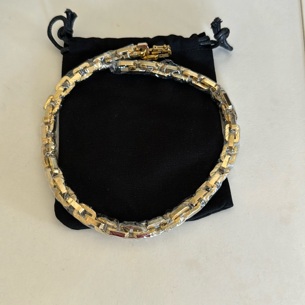 Eddie Borgo Gold Supra Chain Link Necklace Brand New
